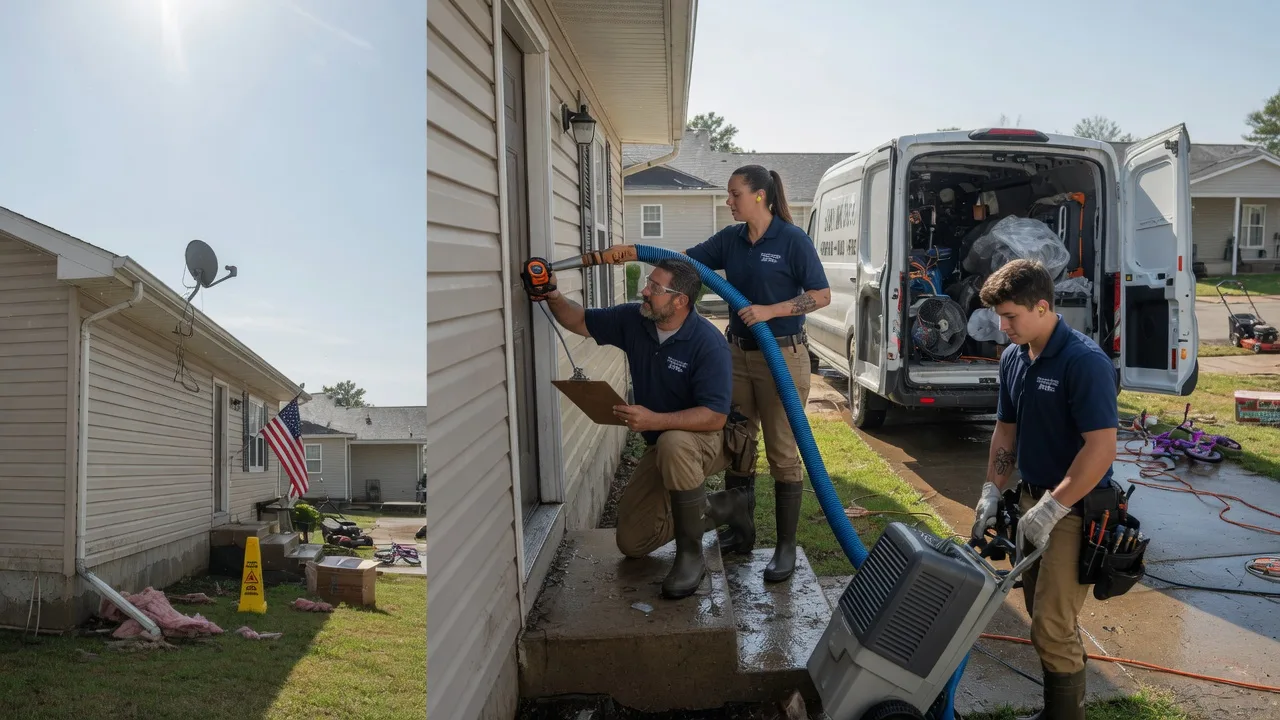 Ceiling Water Damage Restoration in Garnavillo, IA near me