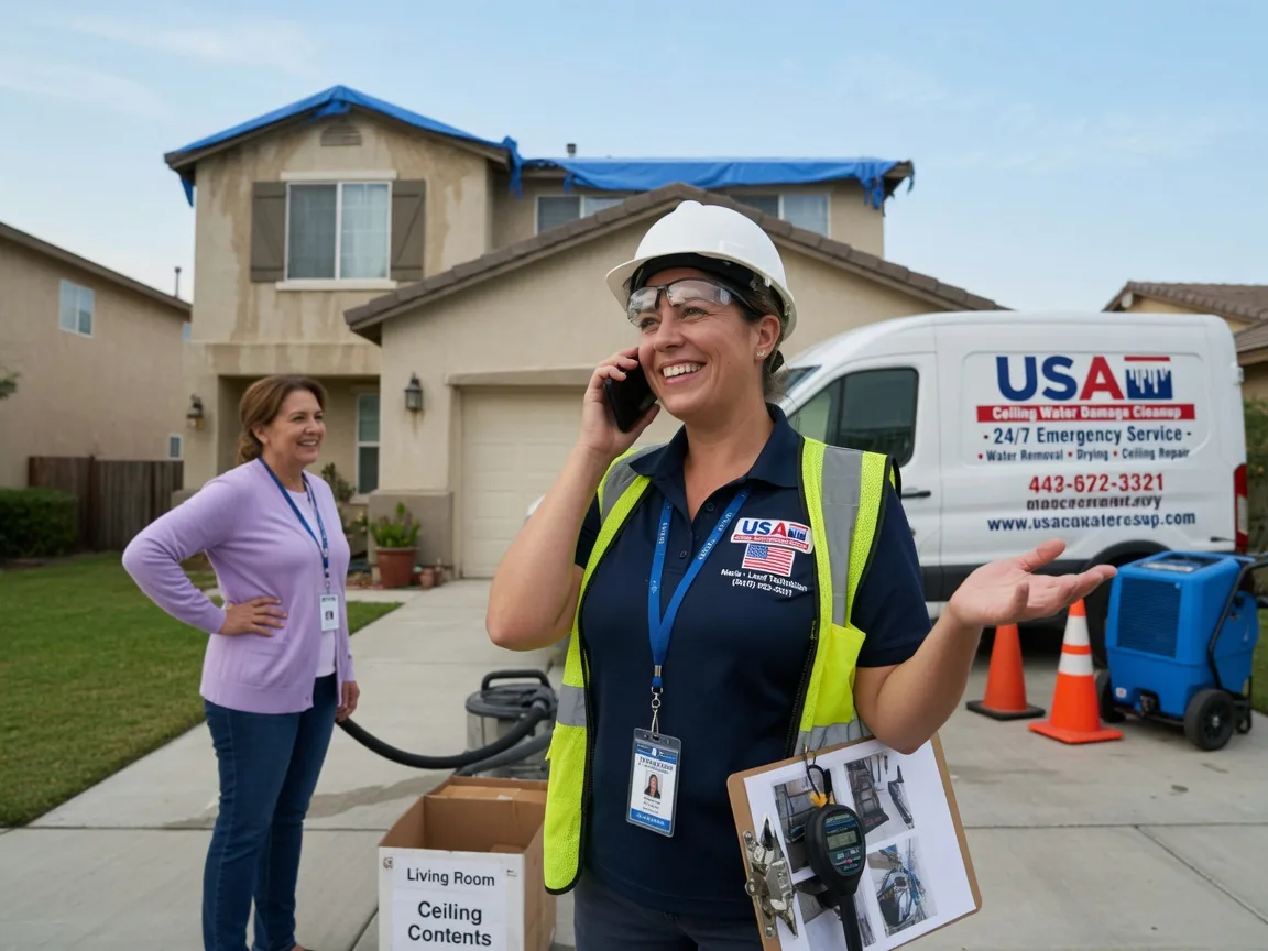 Ceiling Water Damage Restoration Garnavillo, IA FAQs